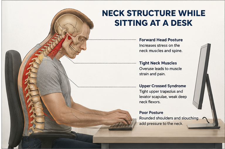 Exercises For Neck Pain Caused by Desk Job